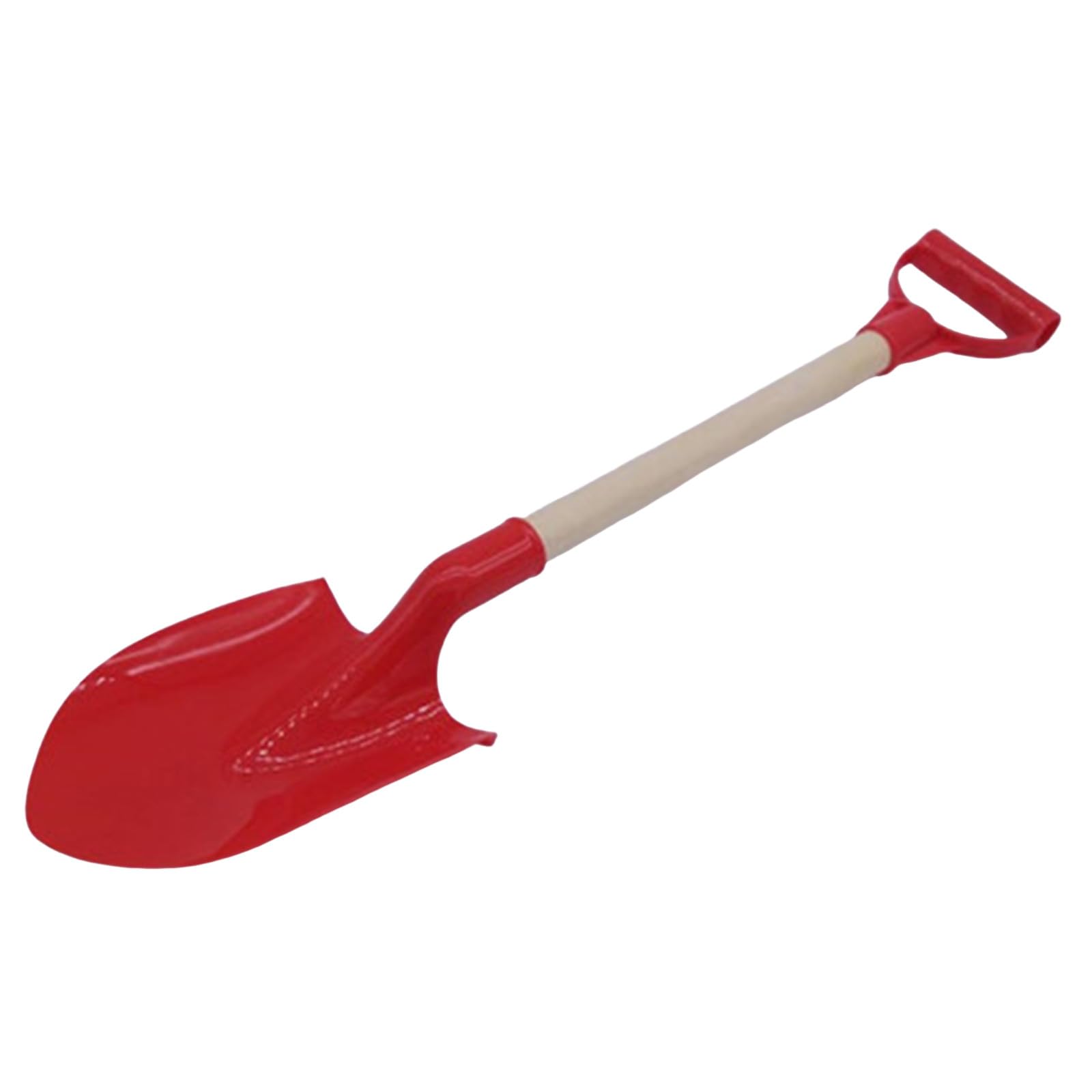 21.3inch Long Kids Beach Sand Shovels Toys Gardening Tools Kit Sandbox Sturdy Durable Wood Handle ABS Plastic For Garden Sand Backyard Summer Kids Adults (Red, 54·11·5cm) — image 1