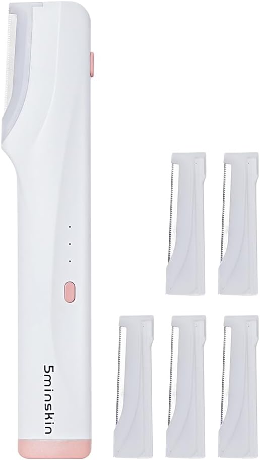 Electric Dermaplaning Tool for Face – Professional Exfoliation and Peach Fuzz Removal | Painless Facial Hair Remover for Smooth, Radiant Skin Electric Dermaplaning Tool for Face – Professional Exfoliation and Peach Fuzz Removal | Painless Facial Hair Remover for Smooth, Radiant Skin