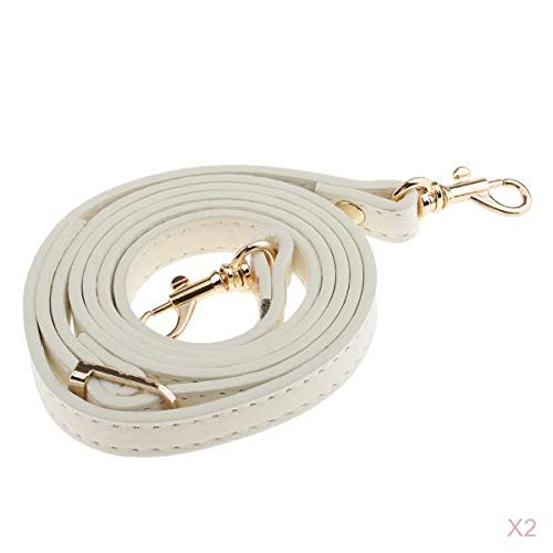 nivaa 2pcs Adjustable Shoulder Bag Accessories Handbag Handles Straps Beige-picture-24