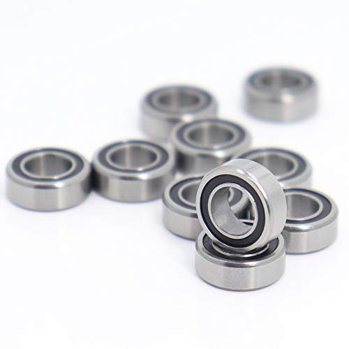 Rodamientos MR116-2RS de bolas 6x11x4mm ABEC3 que evitan polvo en camión RC