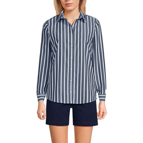 Lands' End Women's Pinwale Cord Long Sleeve Shirt