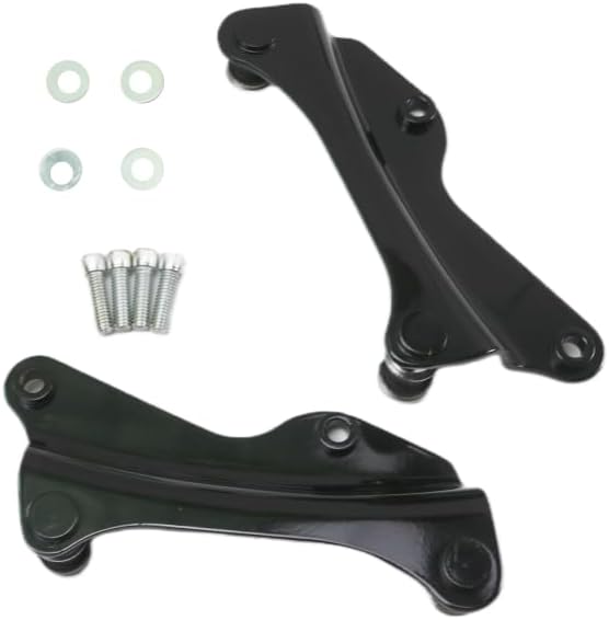 Motorcycle Detachable 4 Point Docking Hardware Kit Cover For Harley Road King FLHR Electra Street Glide FLHT Touring 2014-2024 (Black)