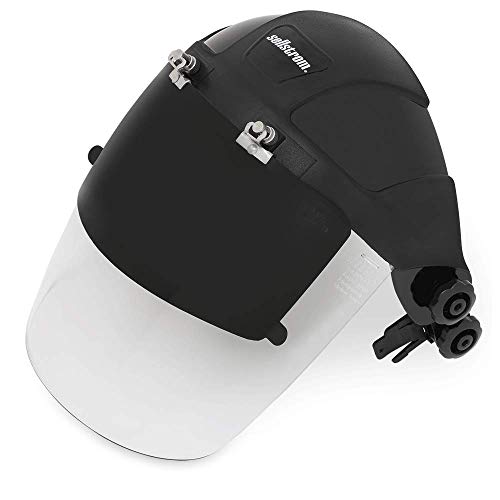 Buy 1 get 1 ๐ฅ Sellstrom Plasma/Flame Cutting, Grinding Safety Face Shield with Universal Slot Adapter, Clear Anti-Fog Polycarbonate Window with Shade 6 UV/IR Flip Front Visor, Black, S32162 Buy 1 get 1 ๐ฅ Sellstrom Plasma/Flame Cutting, Grinding Safety Face Shield with Universal Slot Adapter, Clear Anti-Fog Polycarbonate Window with Shade 6 UV/IR Flip Front Visor, Black, S32162