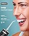 Onlyone Water Dental Flosser, 300ML Portable Oral Irrigator for Teeth, 4 Modes and 5 Jet Tips,Rechargeable Irrigation Cleaner,Electric Flossing Machine Power Flossers & Irrigator Accessories White