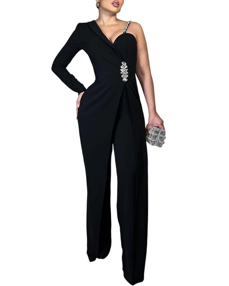 CHICME Crystal Strap Romper