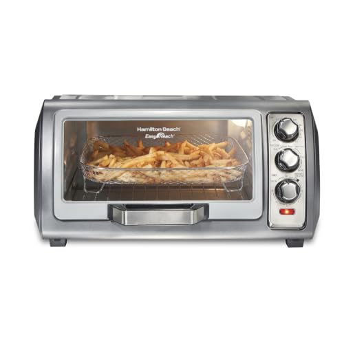 Hamilton Beach Easy Reach 6 Slice Countertop Air Fryer Toast...
