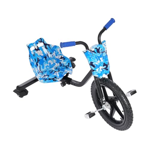 SICHENSH 360° Drift Trike para niños de 16 pulgadas Drift Scooter Niños Pedal de 3 ruedas Scooter Niños Vehículo de 360° Pedales de 360° Pedales para 6 años y mayores, capacidad de carga de 80 kg