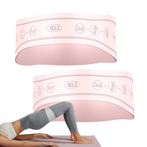 Bandas elásticas de fitness | Correa de resistencia para glúteos - Correa de estiramiento Yoga - para entrenamiento en el hogar Yoga Pilates Gym