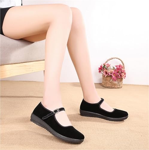 Ladies Flat Heel Shoes Slip On Flats Versatile Chic Ballet Flats4