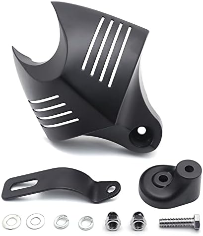 HTTMT MT246-001-BK Black Horn Cover Compatible with Big Twins V-Rods Stock Cowbell Horns 1992-2020