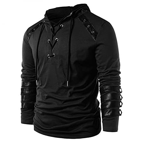 Hoodies For Men,Men's Polka Dot Zipper Pocket Hooded Sweater Casual Workout Sport Sweatshirt Hoodies Pullover Tops #TOP16
