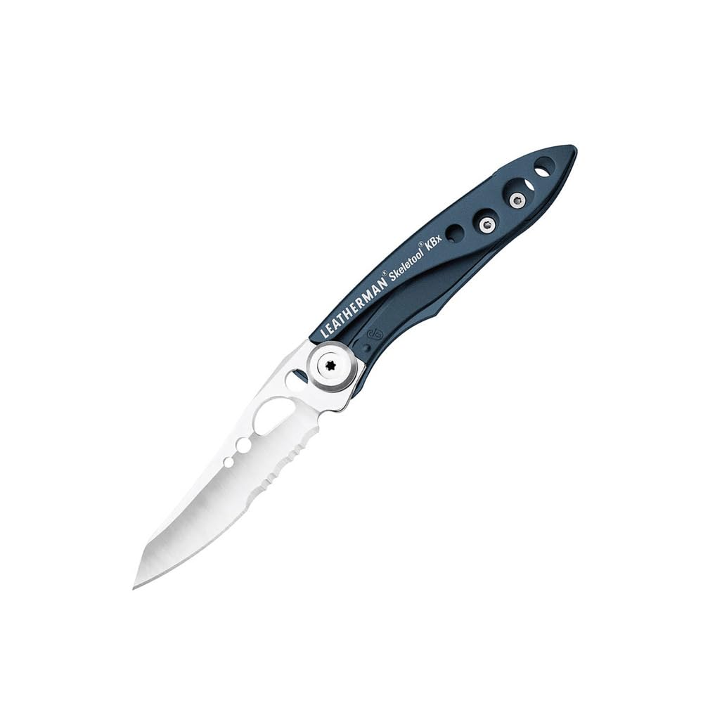 Leatherman Skeletool Kbx - Lightweight Multipurpose Pocket Knife With A Bottle Opener, Diy Tool Made In The Usa, In Blue