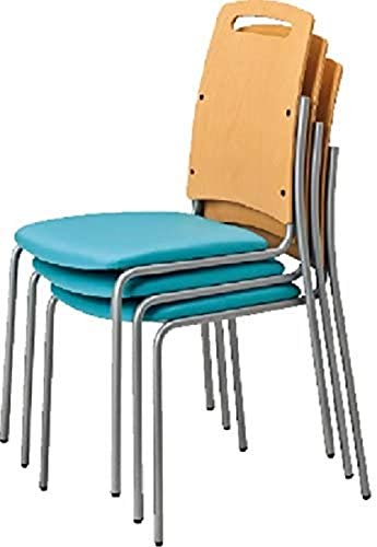 Amazon｜オリバー ダイニングチェア スチール 布 ミディアムブラウン