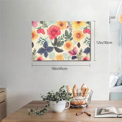 Impression de fleurs sur toile moderne grand format sans cadre - 6