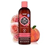 HASK Colour Care Colour Protection Conditioner, with Rose Oil + Peach for Colored Hair, vegan, colour safe, gluten-free, sulfate-free, paraben-free, cruelty-free - 1 355 mL Bottle