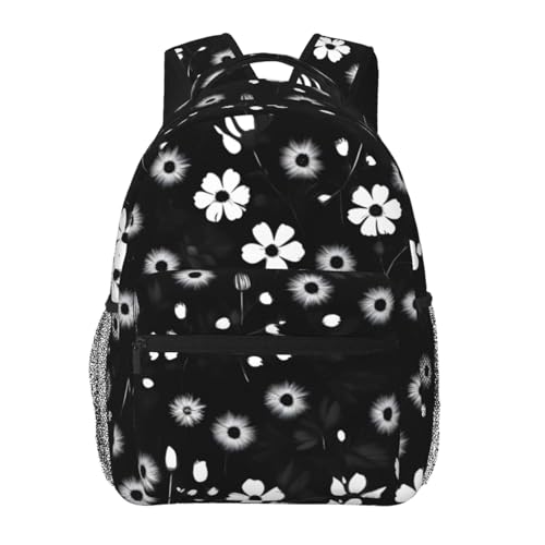 Mochila de senderismo EdWal con estampado floral impermeable para viajes de hombres y mujeres