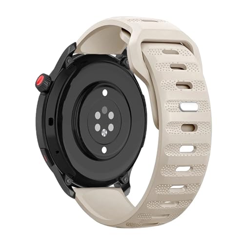 Bracelet en silicone 22mm anti-transpiration pour Huawei Watch GT3 et Galaxy 6