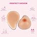 IVITA One Pair C Cup irregular Side Silicone Breast Forms Fake Boobs Mastectomy Prosthesis Crossdresser Transgender Cosplay Bra Enhancer inserts Pads