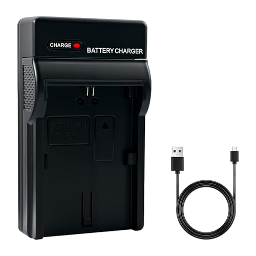 Image of LP-E10 USB Battery Charger Compatible with Canon EOS Rebel T7 T6 T5 T3 T100 DSLR Cameras, Replacement for LC-E10 LC-E10E, Fits EOS 2000D 1500D 1300D 1200D 1100D 3000D 4000D kiss X50 X70 X80 X90