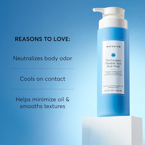 Naturium The Energizer Body Wash, Cooling & Refreshing Formula with Mandelic Acid, Deeply Cleanses & Neutralizes Body Odor, 16.9 oz - 6