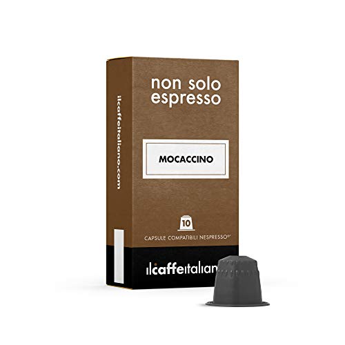 50 Capsules mocaccino - Compatibel met een Nespresso-apparaat The Italian Coffee