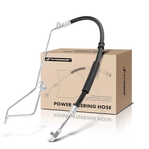 A-Premium Power Steering Pressure Hose Line Assembly Compatible with Acura TL 1999 2000 2001 2002 2003, 3.2L, with O-ring & Washer, Pump To Gear/Rack Pinion