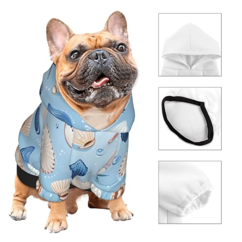 Disfraz Dog Hoodie Para Perros Pequeños Negro X-Large miniatura 3