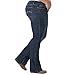 Wrangler womens Western Plus Size Mid Rise Stretch Boot Cut Jeans, Mid Wash, 20-32 US