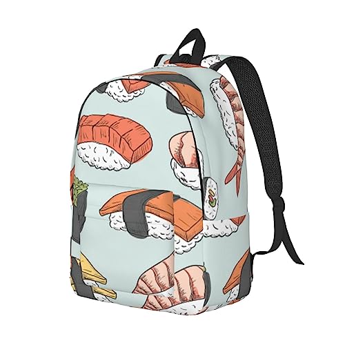 Sac à dos ordinateur portable sushi noir OUSIKA S pour le quotidien
