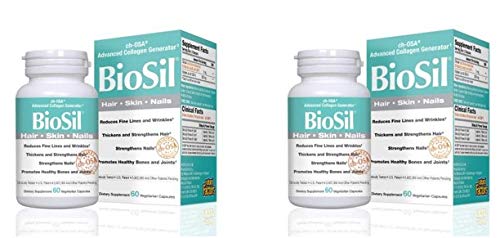 Biosil Skin & Hair & Nails, Skin & Hair & Nails 120 Vcaps (Pack of 2) Biosil Skin & Hair & Nails, Skin & Hair & Nails 120 Vcaps (Pack of 2)