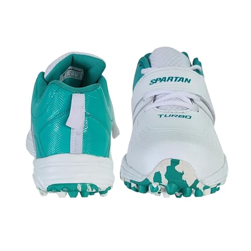 Image of SPARTAN Cricket Shoes for Boy's & Men| Anti Skid Shoes with Rubber Outsole|Lightweight and Durable|Comfortable Cushioning | Outdoor Shoes Ideal for Turf | Non-Slip Sole