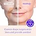 BLUMBODY Smile Line Patches – Face Wrinkle Patches for Fine Lines Around Mouth, between Eyes – Non-Silicone Anti-Wrinkle Facial Tape – Comfortable Overnight Use (90-Day Supply)