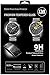Produktbild ENERGMiX Schutzglas kompatibel mit Huawei Watch 42mm // Premium Tempered Glas Displayglas Schutz Folie Schutzfolie