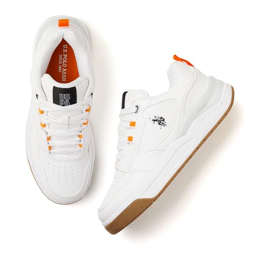 Image of U.S. Polo Assn. Mens Vander|Black Stylish Casual Sneaker Shoes for Man