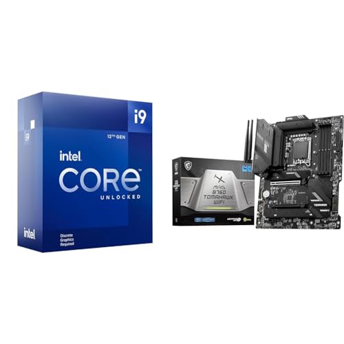 Image of Intel Core i9-12900KF Gaming Desktop Processor + MSI MAG B760 Tomahawk WiFi Gaming Motherboard