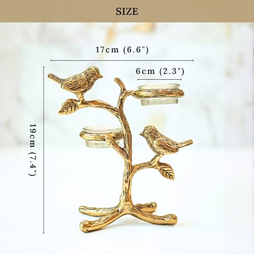 Image of BEHOMA Flower Design Brass Urli Decor Bowl, 10 inch | Flower-design brass urli bowl, 10 inch; golden centerpiece for haldi, mehndi, wedding & Diwali decor.