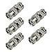 Produktbild The Lord of the Tools 5 x BNC-Kupplungsadapter, Stecker auf Stecker, 50/75 Ohm, 26 W, für Sicherheitskamera, Video, CCTV, gerader Anschluss, Videokabel, SDI/BNC, Legierung