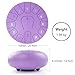 13-Note Steel Tongue Drum - 10 Inch Outdoor Garden Rain Drum Hand Pan Drum with Carry Bag, Mallets & Music Book, Music Gift for Family and Friends (Purple)
