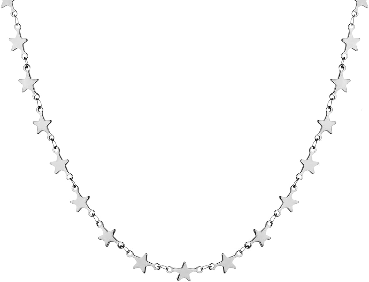 Banks Sarah Necklace Star Choker Necklace Outer Banks Layered Star