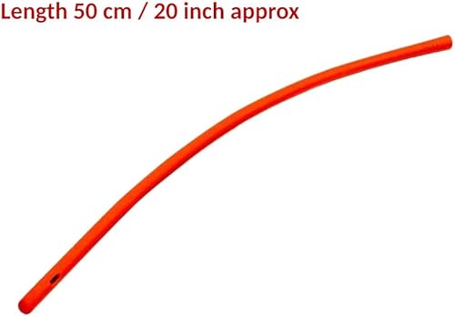 Miniatura 8 de HealthAndYoga(TM) Tubo de colon de goma - Extremo cerrado 28 FR