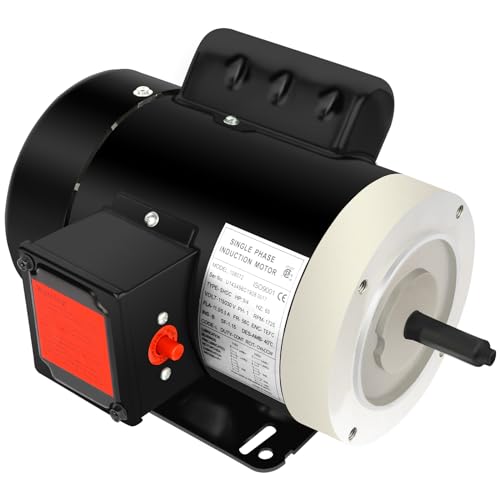 �d�����[�^�[ 3/4HP�A1725RPM �ėp���[�^�[�A�P��TEFC���[�^�[ 115V/230V 56C �t���[�� 5/8�C���` �V���t�g�a���[���X�`�[���V�F�� 60HZ