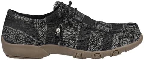 Roper Womens Chillin Aztec Shoe, Black, 7 | Image 2