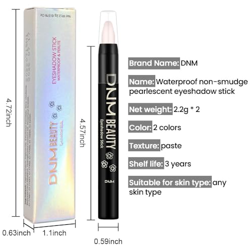 evpct 2Pcs Cream Eyeshadow Sticks Set for Eyes Waterproof, Desert Matte Eye shadow Stick Pencil Pen Bulk sombras en crema para ojos 28+28