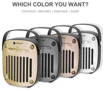 NewRixing NR-4014 Portable Wireless Bluetooth Stereo Speaker side view