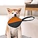 Baoblaze Dog Tug Ball, Dog Ball Toy Portable Tear Resistant Comfortable Bite Training Interactive Play for Game Chasing Solo Amusement, Black Orange