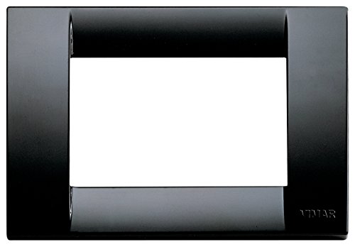 VIMAR 0R16211 Idea Presa Da Incasso, Con Protezione Bambini Sicuri Sicury 2P+T 16 A 250 V &, 16743.16 Idea Placca Classica 3 Moduli In Tecnopolimero, Nero - Image 6