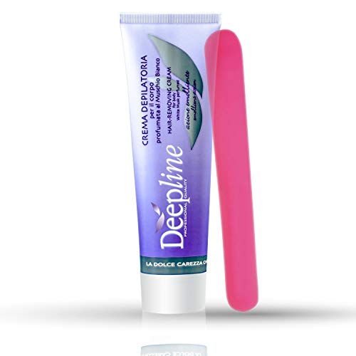 Deepline Enthaarungscreme für Männer mit Aloe Vera und Duft von weißem Moos, Körper und Intimbereich, 3x150ml - Image 4