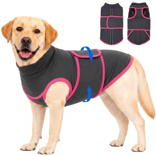 Image of Nanaki Skin-Friendly Anxiety Vest Jacket for Dogs from Storms & Fireworks | Gentle pressure,Reflective strip,Adjustable,Peaceful sleep & grooming,Ease separation anxiety,for storm,fireworks,loud noise