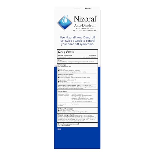 Image of Nizoral 2-in-1 Anti Dandruff Shampoo and Conditioner, 14 Fl Oz, 1% Ketoconazole (Pack of 2)