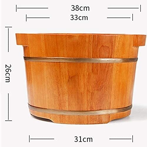 Spa de pies de madera para pedicura 25cm con tapa miniatura 3